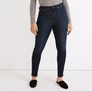 Madewell Petite Curvy High-rise Skinny Jeans- Woodland wash:tencel denim edition